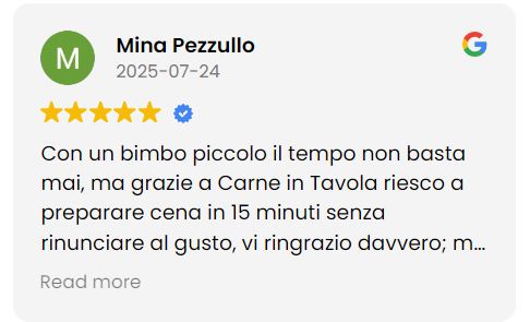 Google recensioni ‹ Carne In Tavola Macelleria — WordPress